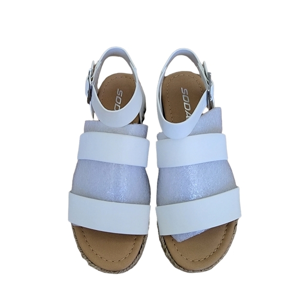 Soda Women's Bryce Open Toe Buckle Ankle Strap Sandals - various sizes - Picture 4 of 7